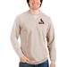 Men's Antigua Oatmeal St. Louis Cardinals Reward Crewneck Pullover Sweatshirt