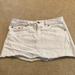 American Eagle Outfitters Skirts | Host Pick!Cream Denim Skirt Size 8 | Color: Cream | Size: 8