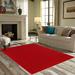 Red 0.4 in Area Rug - Ebern Designs Designs Solid Color Area Rug Polyester | 0.4 D in | Wayfair F918FCD91A914D0FAB4D0532318DFE8D