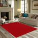 Red 24 x 0.4 in Area Rug - Ebern Designs Designs Solid Color Area Rug Polyester | 24 W x 0.4 D in | Wayfair B9F121AC2A03453B8F2D6468E0BC605B