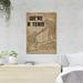 Trinx Couple Climbing Together On Newspaper Background - We're A Team - 1 Piece Rectangle Graphic Art Print On Wrapped Canvas in Brown | Wayfair