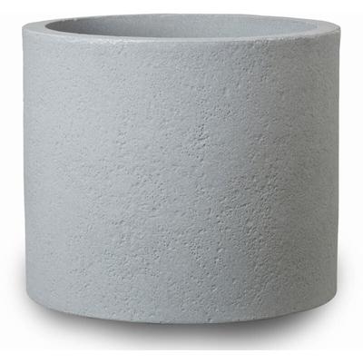 Panzano 40, Pflanzgefäß/Blumentopf/Pflanzkübel, rund, aus Kunststoff Farbe: Stony Grey, 38,6 cm Image
