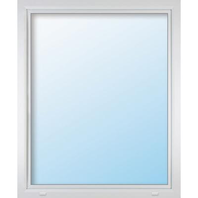 Uw 0,9 W/m²K fenster pvc, 3-fach Isolierglas, weiss/weiss, 1-flügelig, Dreh/Kipp, 100 x 50 cm, din