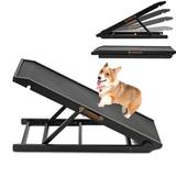 Tucker Murphy Pet™ Folding Dog Ramp, Adjustable Pet Ramp, Portable Anti Slip Ramp, Great for Cat & Dog, in Gray | 3 H x 15.7 W x 41.3 D in | Wayfair