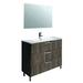 Latitude Run® Finneytown 41" Single Bathroom Vanity Set Metal in Brown | 30 H x 40 W x 18 D in | Wayfair ECAD1D7E019945058169593393D83763