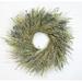 The Holiday Aisle® Dried Tumbleweeds & Avena Oats w/ Lavender 22" Wreath in Green/Indigo | 22 H x 22 W x 5 D in | Wayfair