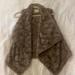 Anthropologie Other | Anthropologie Faux Fur Vest Size Small | Color: Brown/Tan | Size: Small