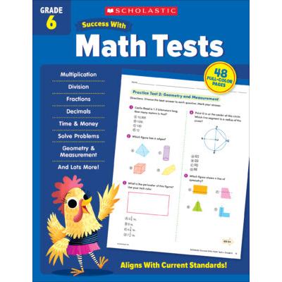 Scholastic Success With Grade 6: Math Tests
