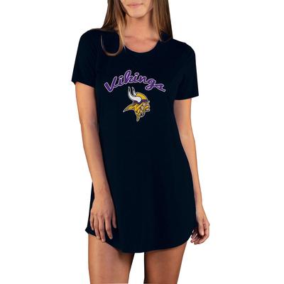 NFL Marathon Women's Nightshirt (Size S) Minnesota Vikings, Polyester,Rayon