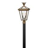 Hinkley Lighting Palma 21 Inch Tall 2 Light Outdoor Post Lamp - 26091BU