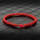 Bracelet porte-bonheur en corde de fil rouge amulette tissée Bracelet d'amitié Bracelet de