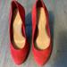 Jessica Simpson Shoes | Jessica Simpson Red Suede Heel | Color: Red | Size: 6.5