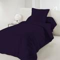 Univers Decor - Housse de couette Prune 140 x 200 cm / 100% Coton / 57 Fils/cm² pour lit 1 place