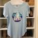 Disney Tops | Disneyland Sleeping Beauty Castle Sequin T-Shirt, Size Small | Color: Blue | Size: S