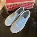 Vans Shoes | Classic Slip Vans Sneakers | Color: Blue | Size: 7.5