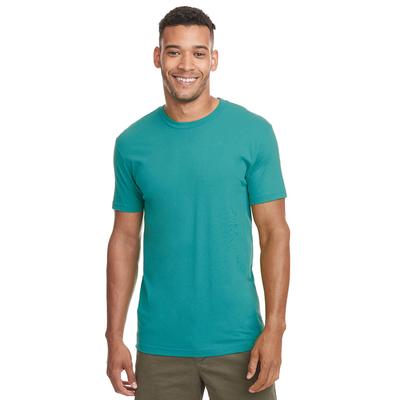 Next Level 3600 Cotton T-Shirt in Teal size Small | Ringspun NL3600,