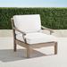 Cassara Lounge Chair with Cushions in Weathered Finish - Resort Stripe Seaglass - Frontgate