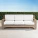 St. Kitts Sofa in Weathered Teak with Cushions - Cedar, Standard - Frontgate