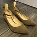 Nine West Shoes | Nine West Never Been Worn Suede Mini Heels. Size 5.5 | Color: Green | Size: 5.5