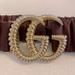 Gucci Accessories | Almost New Gucci Double-G Stretch Leather Belt | Color: Red | Size: 70