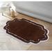 Red Barrel Studio® Allure Collection 100% Cotton Bath Rug w/ Spray Latex Backing 100% Cotton in Brown | 21 W in | Wayfair