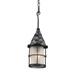 ELK Lighting Rustica 18 Inch Tall Outdoor Hanging Lantern - 388-BK