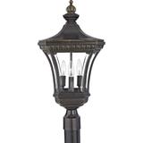 Quoizel Devon 23 Inch Tall 3 Light Outdoor Post Lamp - DE9256IB