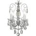 Schonbek New Orleans 12 Inch 4 Light Mini Chandelier - 3648-40H