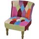 Vidaxl - Chaise française au design patchwork tissu