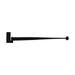 Black Wrought Iron Lift Off Pintle Hinge 24" L Reversible Rustic Pintle Bean Hinge With Hardware Pack of 10 Renovators Supply