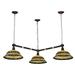 44.75 In. Long Tiffany Roman 3 Light Corner Pendant