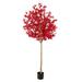 6' Autumn Maple Artificial Fall Tree - 20"D x 29"W x 72"