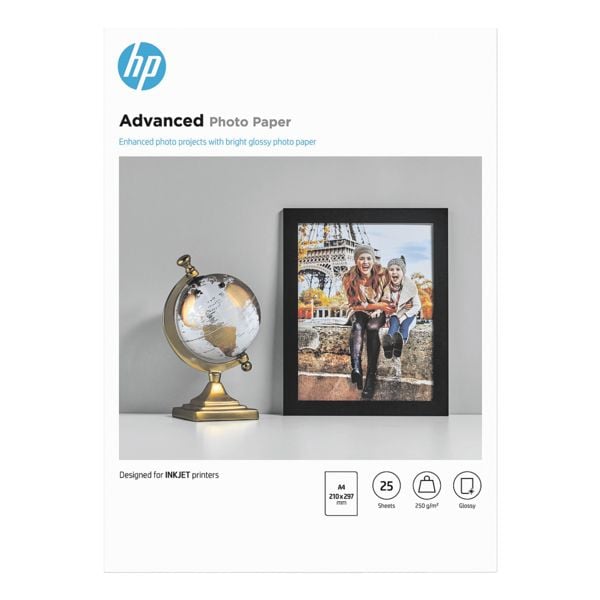 HP Fotopapier »HP Advanced« A4, hochglänzend weiß Image