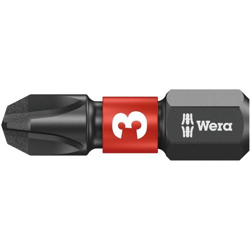 Wera – 851/1 imp dc Impaktor Bits, ph 3 x 25 mm Impakt -/ Schlagschraubern