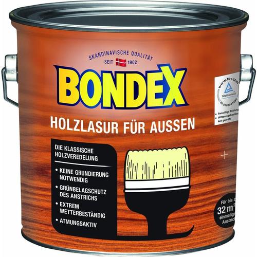 Bondex - Holzlasur für Außen 2,5 l kiefer Lasur Holz Holzschutz Schutzlasur