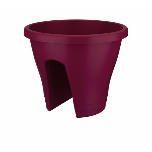 Elho - Pflanztopf Corsica Flower Bridge kirschrot ø 30 cm Blumentöpfe & Übertöpfe