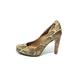 Jessica Simpson Shoes | Jessica Simpson Jessica Pumps Heel Snake Print Leather Womens Us 6 M | Color: Brown | Size: 6