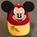 Disney Accessories | Disney Mickey Mouse Adjustable Hat/Cap Youth Size | Color: Gold/Red | Size: Osb