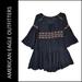 American Eagle Outfitters Dresses | American Eagle Outfitters Women Bell Sleeve Embroidered Boho Dress Size Small | Color: Black | Size: S