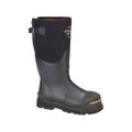 Dryshod Steel-Toe Adjustable Gusset Work Boot Black/Yellow 12 STG-UH-BK-012