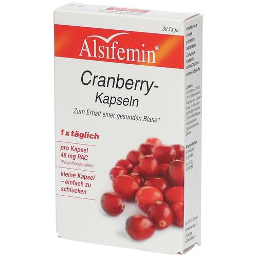 Cranberry 48 mg PAC Alsifemin Kapseln 30 St