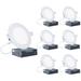 Infibrite 4" Ultra Slim 4000K IC LED Canless Recessed Lighting Kit in White | 0.3 H x 4.8 W in | Wayfair IB-001-4-9W-HLW-6PK