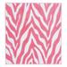 Pink/White 72 x 72 x 0.5 in Living Room Area Rug - Pink/White 72 x 72 x 0.5 in Area Rug - Everly Quinn Zebra Light Pink Area Rug For Living Room, Dining Room, Kitchen, Bedroom, , Made In USA | Wayfair