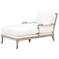 Rouleau Chaise Lounge in LiveSmart Peyton-Pearl, Natural Gray Oak - Essentials For Living 6647.LPPRL/NG