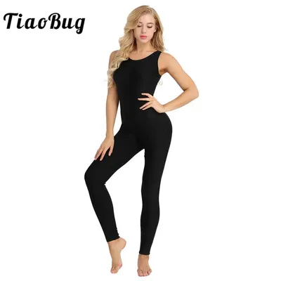 TiaoBug-Unitard extensible pour femme vêtements de danse pour adulte combinaison de sport pour la
