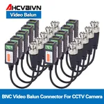 Balun vidéo de vidéosurveillance en plastique ABS accessoires de vidéosurveillance