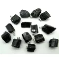 Pierre naturelle noire tourmaline réparation minerai peut être utilisé pendentif pour la fabrication