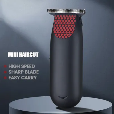 Tondeuse à cheveux professionnelle pour hommes rasoir Rechargeable lame en acier 0 MM T kit