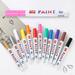 Paint Pens Expert of Rock Painting Extra Fine Point 12 Colors Waterproof Works on Rock Wood Glass Metal Ceramic