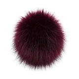 DIY Knitting Hats Accessires-Faux Fake Fur Pom Pom Ball with Press Button